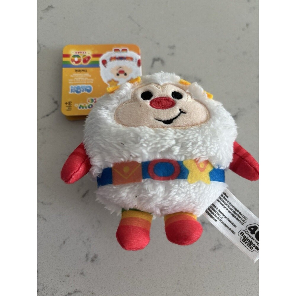 Rainbow Brite Twink Plush 4" Keychain Backpack Purse Clip Cheebee Collectible